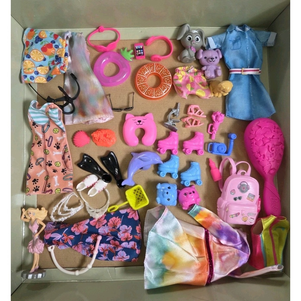 Barbie Doll Accessories Mixed Lot Pets Clothes Shoes